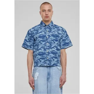 URBAN CLASSICS Langarmhemd Laser Camo Printed Boxy Shirt bunt L