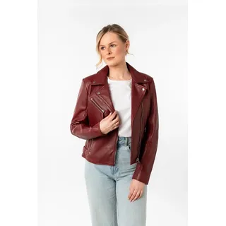 Mauritius Lederjacke MWPasja mit Reverskragen rot XL (42)
