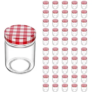 Intirilife Einmachglas 200 ml 50 St.