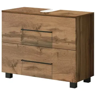 Held Möbel Waschbeckenunterschrank Rom 70 cm Wotaneiche