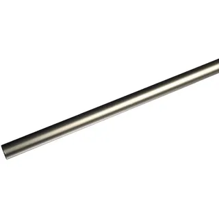 LIEDECO Vorhangstange Fixmaß 1-läufig Ø 16 mm 240 cm Silber