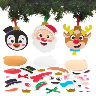 Baumschmuck Bastelsets "Weihnachtsfiguren" (8 Stück) Bastelaktivitäten zu Weihnachten