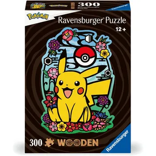 Ravensburger Wooden Puzzle 300 Teile - Pokémon Pikachu