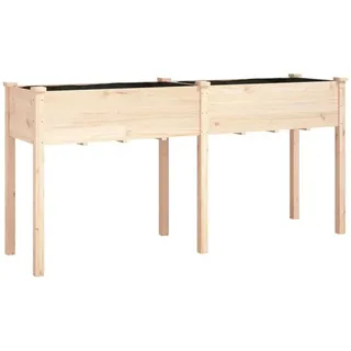 vidaXL Pflanzkübel mit Einsatz 161 x 45 x 76 cm Braun