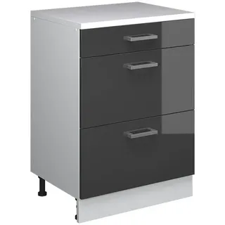 Vicco Rion 60 x 81,6 cm Anthrazit Hochglanz