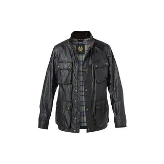 BELSTAFF Herren Jacke schwarz Baumwolle, schwarz, Frühjahr/Sommer 2026