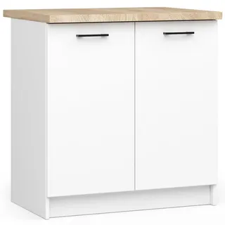 Akord Unterschrank AKORD OLIWIA 80 x 85 x 46 cm Weiß