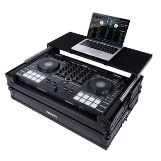 Reloop Premium Large Controller Case - Handgefertigtes DJ Controller Case aus robustem Holz und hochwertigem Aluminium