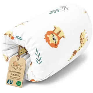 Totsy Baby Stillkissen klein Breastfeeding Nursing Pillow für unterwegs - Stillmuff Armkissen weiß