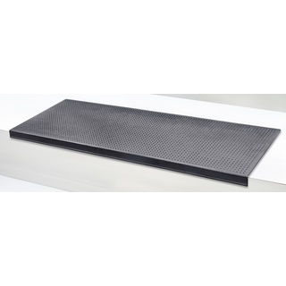 Jet-Line Stufenmatten STAIRS Außenbereiche Treppenmatten Antirutschmatte 25x75cm schwarz Design Punkt klein