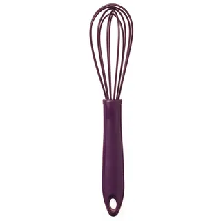 Kochblume Schneebesen M | Premium-Silikon & BPA frei| Hitzebeständig | Spülmaschinenfest | 22cm | Farbe: lila