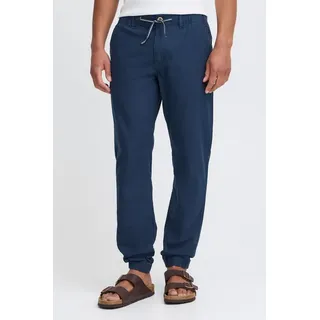 Blend Leinenhose BHLennik Lange Chinohose mit Kordeln blau S