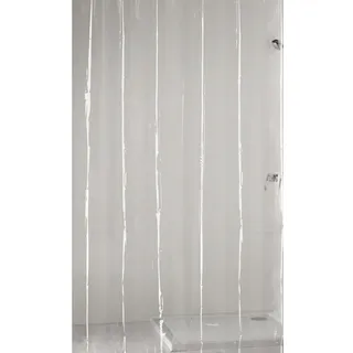 KLEINE WOLKE Duschvorhang »Claro«, BxH: 180 x 200 cm, Uni, transparent