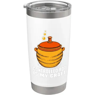 Fermentation Hobby Vintage sarkastischer Topf Identität Doppelwandiger Edelstahl-Thermobecher