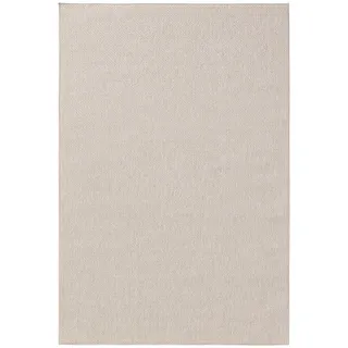 benuta Basic In- & Outdoor Teppich Iowa - Creme 80x150 cm - Boho Jute-Look - Wetterfest & UV-beständig für Balkon, Terrasse, Garten, Küchenteppich & Wohnzimmerteppich - Strapazierfähig & Robust