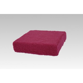 Licardo Sitzkissen Sitzkissen Sitzerhöhung Wolle bordeaux 40/40/10 cm rot