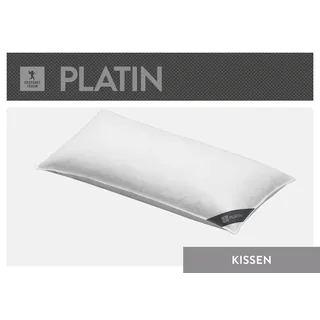 SPESSARTTRAUM Platin Daunenkissen 40 x 80 cm Weiß