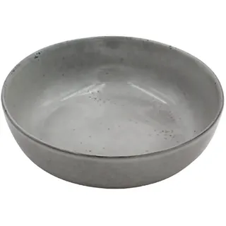 Tiefer Teller Pearl Keramik Grau 20cm Country Home Landhaus Natural Living Suppenteller Suppenschale Schale