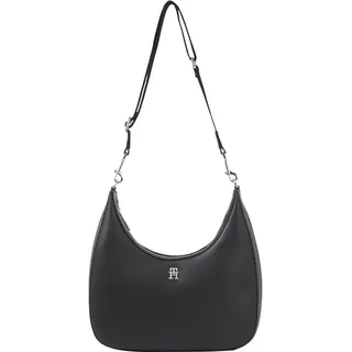 Tommy Hilfiger Damen Crossbody Bag Tasche Essential Crossover mit Reißverschluss, Schwarz (Black), Onesize - Einheitsgröße