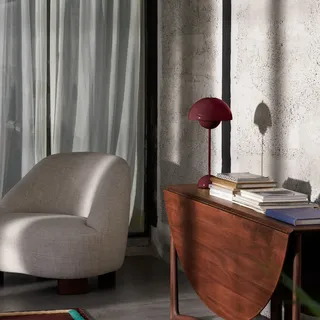Tischleuchte &Tradition, Flowerpot VP3, Violett, für Wohnzimmer, Metall, Design - 50