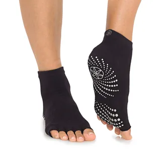Gaiam Yoga Socken rutschfest Schwarz 2 St.