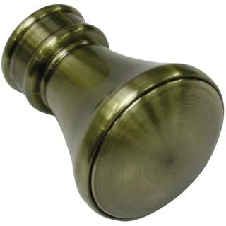 GARDINIA Vorhangstange Lago 1-läufig Ø 19 mm 240 cm Messing-Antik