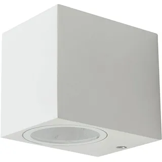 V-Tac Außenleuchte Aluminium, Glas 8,0 cm IP44 inkl. Leuchtmittel weiß
