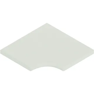 WESERWABEN® Pool- / Beckenrandsteine - Licia Betonweiß Innenwinkel R20 50 x 31 x 3,5 cm Flache Steine