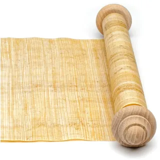 Forum Traiani Schriftrolle 90x20cm, Papyrusrolle mit Holzstange