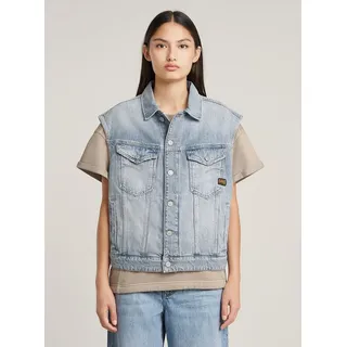G-Star Relaxed Denim Weste Hellblau M