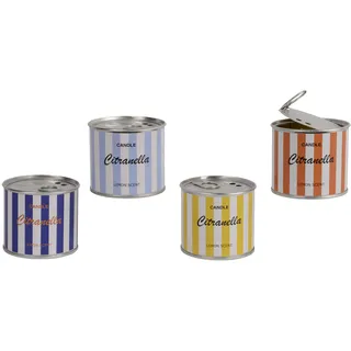 Everlands Duftkerze In Dose Citronella Ø 7,7 X 6,6 Cm Bunt