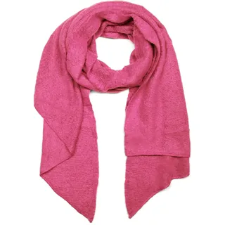 Stylebreaker Asymmetrischer unifarbener Web Schal", in Fuchsia | Gr.: onesize