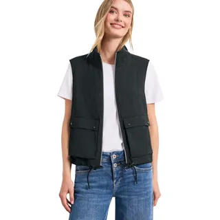 Street One Damen 2200637 Kurze Weste mit Tunnelzug (1er Pack) - 36