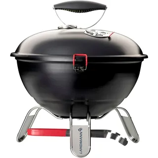 Landmann Holzkohle-Kugelgrill 31382 Piccolino 38cm schwarz tragbar