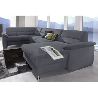 sit&more Wohnlandschaft Kunstleder 3-Sitzer Grau