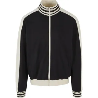URBAN CLASSICS Retro Trainingsjacke schwarz XL