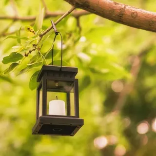 Hängende Solarlaterne Aus Edelstahl Für Den Außenbereich, Warmweißes Licht (3000 K), 4er-set, Ideal Für Garten, Terrasse Oder Baum