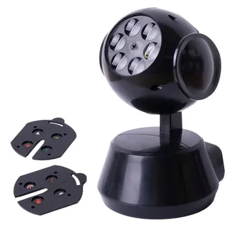 Projektor, Dekoration, Halloween, LED-Licht, Projektor, Halloween, 2 austauschbare Scheiben, USB oder Batterien, Projektion für Halloween, Innenbereich, Haus, Party, Feiern, Schaufenster, Schule.