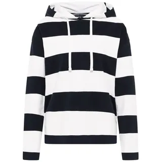 ELBSAND Hoodie Gestreift Cloud White/Coldwater Stripe S