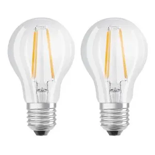 Osram LED-Lampe 6,5W E27 806 lm 2700K warmweiß 2 St.