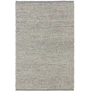 benuta pure Wollteppich, Grau, Textil, Beton Optik, Rechteckig, 120x170 cm, pflegeleicht, Teppiche & Böden, Teppiche, Naturteppiche