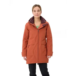 VAUDE Wintermantel Wo Skomer Winter Parka III CS Outdoormantel, Winterjacke kuschlig warm dank PrimaLoft®-Wattierung mit viel Bauschvolumen orange S (38)