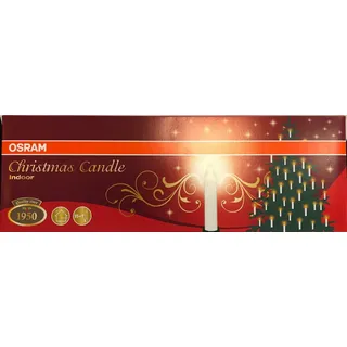 OSRAM Weihnachtslichterkette für Innen 15 x 15V 230V 45W Schaftkerzen  3W CIK15
