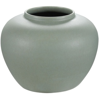 ASA SELECTION Vase  Florea , grün , Steingut , Maße (cm): H: 18  Ø: 11.5