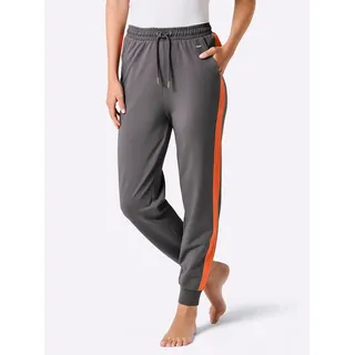 Witt Weiden Dehnbund-Hose anthrazit/orange 44-46