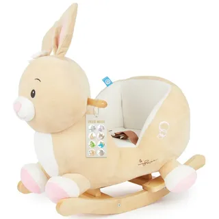 BIECO Schaukeltier Bieco Plüsch Schaukeltier Hase Hopsi, 60 cm