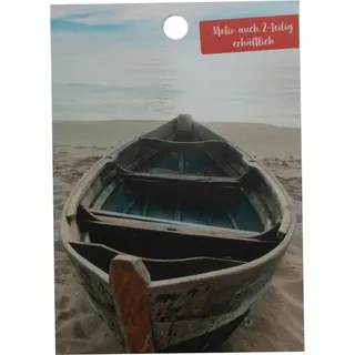 Schulte Handmuster Duschrückwand Decodesign Foto Ruderboot am Strand