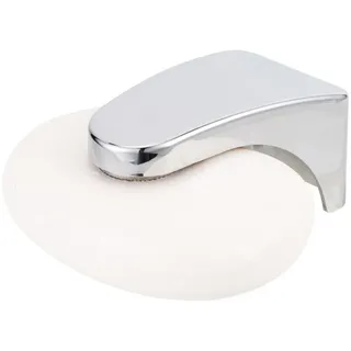 EYVRPAU Magnet Seifenhalter 1 Stück – Premium Edelstahl Seifenmagnet ohne Bohren zum Kleben für Dusche & Bad. Hält Seife trocken, hygienisch & frei schwebend, verhindert Seifenreste.