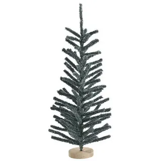 Giftcompany Weihnachtsfigur Silva Deko-Weihnachtsbaum beflockt grau 60cm bunt|grau
