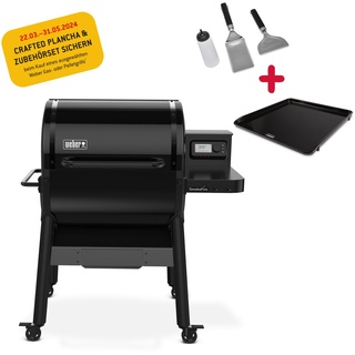 Weber SmokeFire EPX4 Holzpelletgrill STEALTH Edition mit Gratis Weber Crafted...